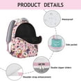 thumbnail image 4 of Butterfly Design Laptop Backpack - 15.6 Inch School Bag with Anti-Theft Pocket, Water-Resistant Material, Stylish & Practical, 4 of 6