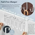 thumbnail image 6 of Casewin Over the Door Hooks - 7-Hook Rack - Door Hanger Hook for Hats, Coats, Towels, Jackets, Bags - Organizer Hangers Rack for Bathrooms, Bedroom, Kitchen, Back Door (White), 6 of 6
