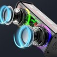 thumbnail image 5 of V8 Dual-tone Transparent Mech Speaker Rgb Light Bluetooth Portable Subwoofer Tws Wireless Subwoofer Audio Sports Outdoor Su P1y6, 5 of 5