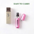thumbnail image 2 of 5 Pcs 5ml Perfume Atomiser Bottles Portable Mini Travel Portable Perfume Glass Bottle Travel Aluminum Spray Atomizer, 2 of 5