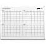 SKILCRAFT 4-Month Dry Erase Calendar Board