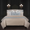 thumbnail image 3 of Siscovers F Scott Fitzgerald Effervescent Champagne Luxury Duvet Cover and Insert Set California King 6 Piece, 3 of 5