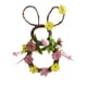 thumbnail image 2 of Easter Bunny Door Wreath Spring Holiday Front Door Decoration Artificial Floral Wreath for Home Party 1 Pc, 2 of 6