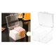 thumbnail image 5 of Contenedor organizador a prueba de polvo, estuche para baño, escritorio y oficina. 4 compartimentos, 5 of 9