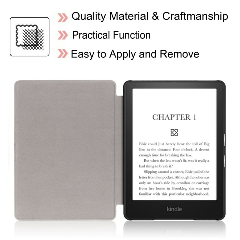  MoKo Case for 6.8 Kindle Paperwhite (11th Generation-2021) and Kindle  Paperwhite Signature Edition, Light Shell Cover with Auto Wake/Sleep for Kindle  Paperwhite 2021 E-Reader, Black : Electronics