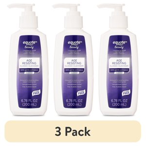 Equate Age Resisting Classic Cleanser (3 Pack)