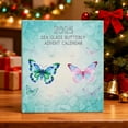thumbnail image 6 of 24pcs Viral 2026 Sea Glass Butterfly Advent Calendar - 24-Day Holiday Countdown Decor, Shatterproof Glass-Like Ornaments with Ribbon Loops for Christmas Tree & Home, Cute Butterfly Themed Gift, 6 of 8