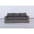 thumbnail image 3 of Silver Gray Patio Furniture Set - Sofa, Loveseat, Chair & Table, 3 of 4
