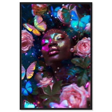 In A Dream World Canvas Glam Portraits by Art Remedy, Black Frame, 10 x 15
