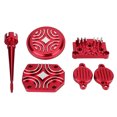 thumbnail image 1 of Aluminum Engine Cover Kit,Aluminum Engine Dress Up Engine Dress Up Parts Engine Dress Up Cover Meticulously Designed, 1 of 7