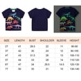 thumbnail image 6 of Summer Shirt Boy's Children's Luminous T-shirt with Dinosaur Pattern Boys' Short Sleeve, 6 of 6