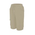 thumbnail image 5 of EaskTriop Women's Casual Cargo Bermuda Shorts Elastic High Waisted Drawstring Shorts with Pockets Comfy Summer Walking Knee Length Shorts, 5 of 6