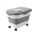 thumbnail image 1 of Dsscvnef Foldable Dog Food Storage Kitchen Pantry Organizer for Grain Rice Flour & Container Food Storage Glass Silicone Food Storage, 1 of 7