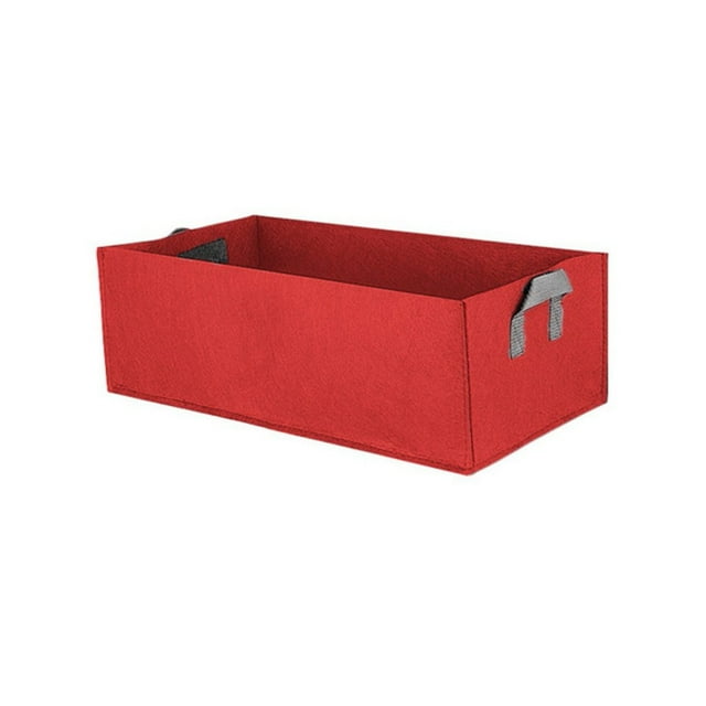 JilgTeok 1 Packs Fabric Garden Bed Rectangular Garden Growing Bag Plants Bags Reusable Square Planting Container for Vegetable Flower Planting Clearance