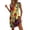 Yellow, variant on Summer Dress Plus Size Sleeveless V-Neck Floral Printed Summer Flowy Casual Swing A-Line Sundress Beach Outfits