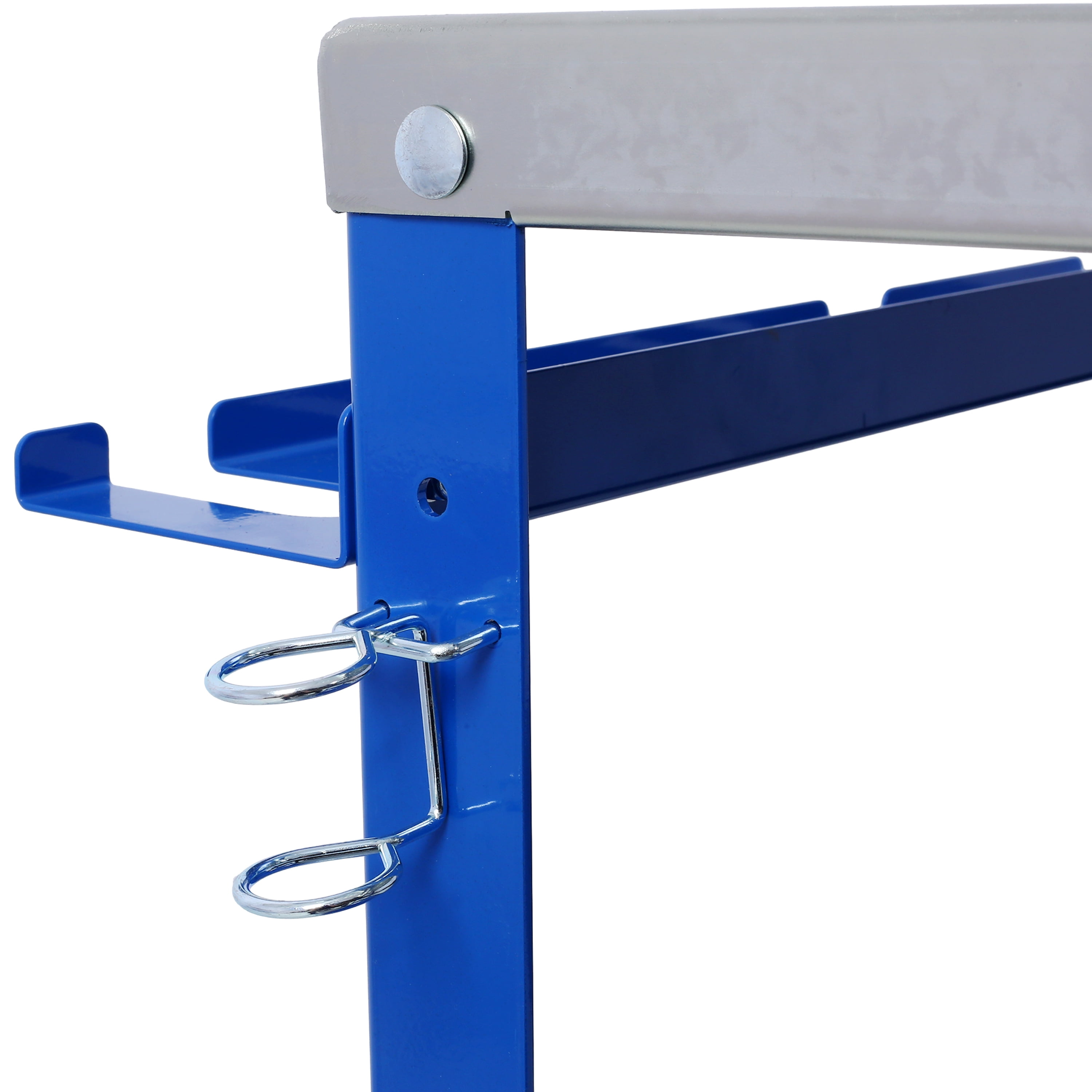 Welding Table 36"x18", 1200lbs Load Capacity Steel Welding Workbench Table on Wheels, Portable Work Bench with Braking Lockable Casters, Tool Slots, 5/8" Fixture Holes, Tool Tray