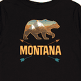 thumbnail image 4 of Inktastic Montana Vacation Bear Silhouette Boys or Girls Long Sleeve Toddler T-Shirt, 4 of 5
