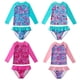 thumbnail image 2 of Traje de baño dividido para niños Bikini de manga larga para niña Traje de baño con protección solar estampado en 3D, 2 of 6