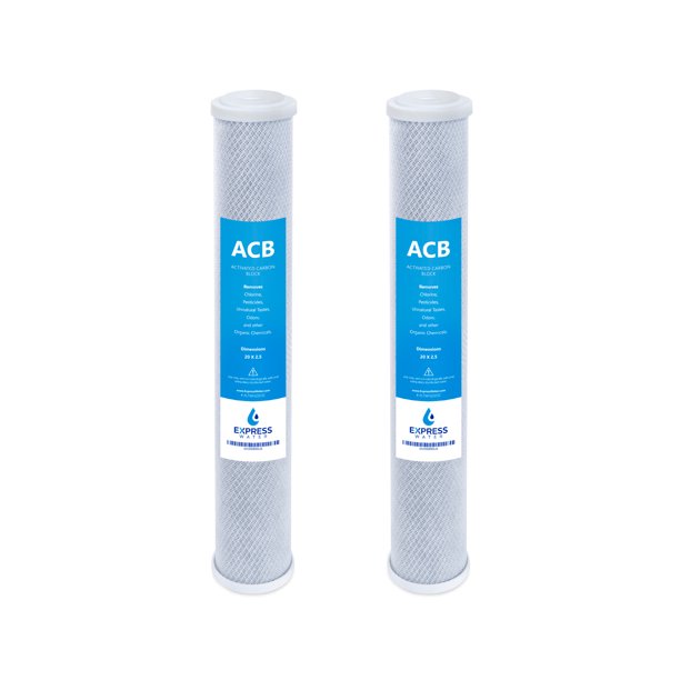Express Water 2 Pack Big Blue Filter Activated Carbon Block