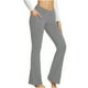 thumbnail image 2 of Pantalones de yoga transpirables, cómodos y versátiles, de color sólido, informales, de cintura alta, ajustados, para yoga y fitness para mujer, 2 of 6