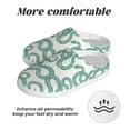 thumbnail image 6 of KLL Hand Drawn Snake Pattern Adult Unisex Cozy Slippers,Fuzzy Slip-on Slippers TPR Sole Slippers Comfort Plush Home Footwear for Indoor & Outdoor-11, 6 of 7