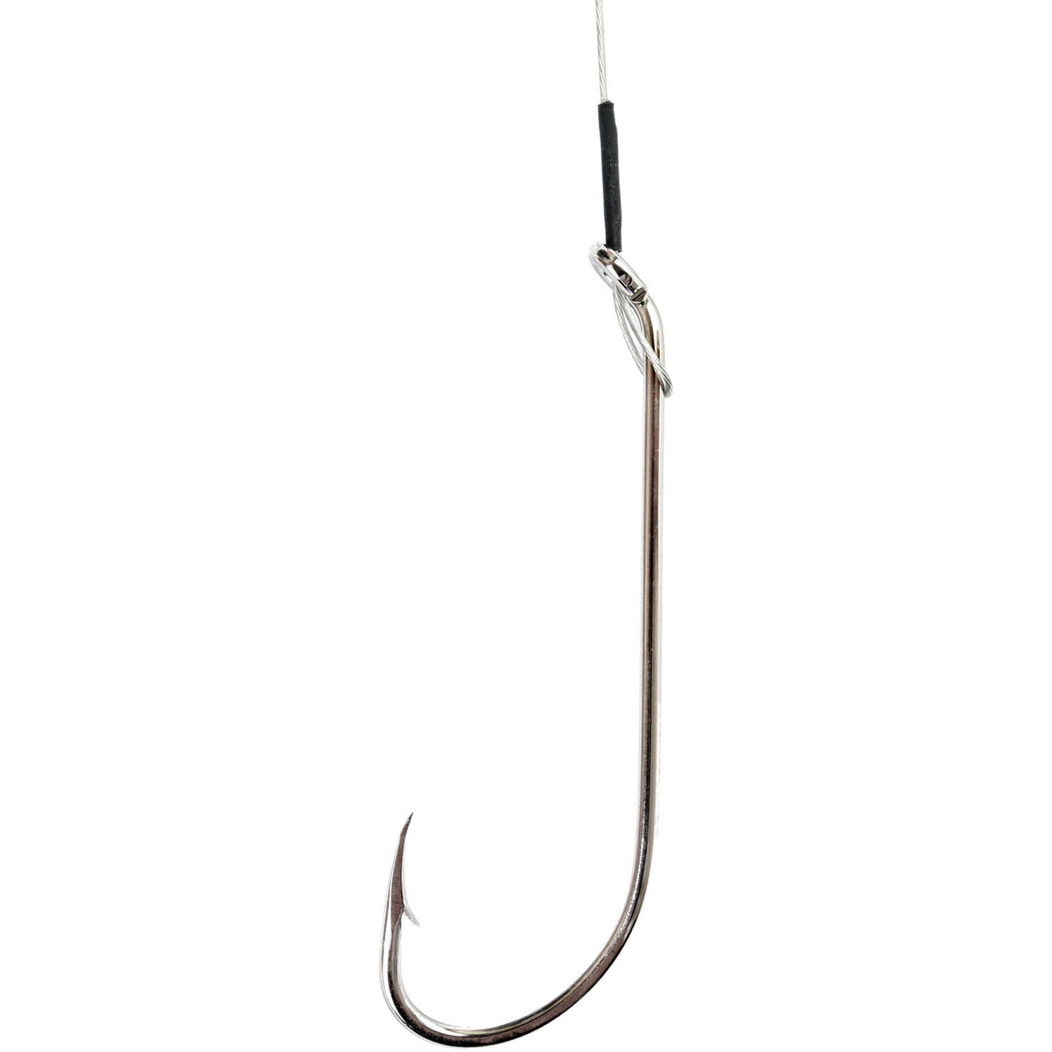 Eagle Claw 422NWH-4/0 Nylawire O'Shaughnessy Hook, Nickel, Size 4