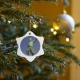 thumbnail image 7 of 3drose, Sweden. Stockholm. Norrmalm, Charles Xiii Statue - Eu28 Iho0035 - Inger Hogstrom, 3 inch Snowflake Porcelain Ornament, 7 of 7