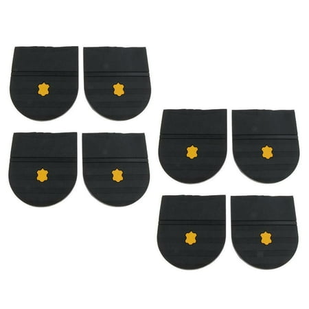 

5 Pairs Rubber Heels Glue Shoe Sole Repair Pad Replacement Mens Women Heel