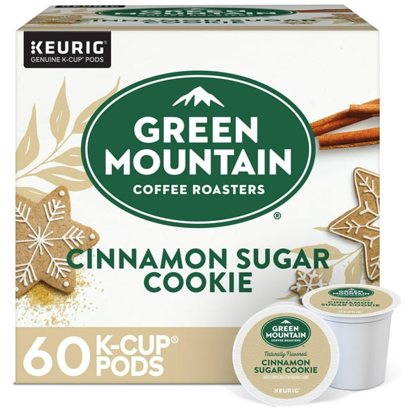 Galleta de azúcar y canela Coffee Green Mountain, 60 cápsulas K-Cup