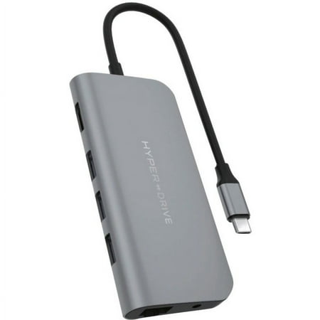 Hyper - HyperDrive 9-in-1 USB-C Hub - Space Gray