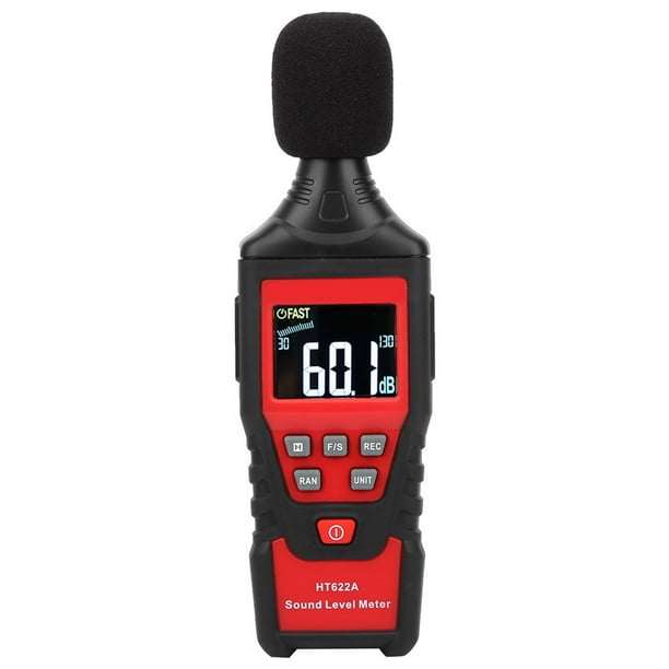 Medidor de sonido, medidor de decibelios de sonido digital portátil de mano Medidor de nivel de sonido Durabilidad extendida