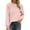 Pink, variant on Gvdentm Sweatshirts for Women Crewneck Puff Sleeve Tunic Tops Lightweight Sweaters Fashion 2023 Black,XL
