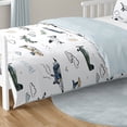 thumbnail image 6 of Sweet Jojo Designs Airplane Green and Blue Boy Toddler Bed Comforter 5 Piece Bedding Set, 6 of 6