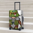 thumbnail image 4 of Cauagu Fishing Gnome Print Travel Luggage Cover,Travel Dust-proof Suitcase Cover Softside Suitcase Protector for 18-32inch,Not Included Suitcase, 4 of 8