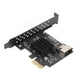 thumbnail image 1 of Tarjeta De Expansión PCIe A 3.0, Tarjeta Adaptadora PCIe A Indicador LED De Alta Estabilidad Plug And Play Para Almacenamiento, 1 of 7