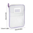 A4 File Folder Organizer Bag with Handle, Large Capacity Transparent ...