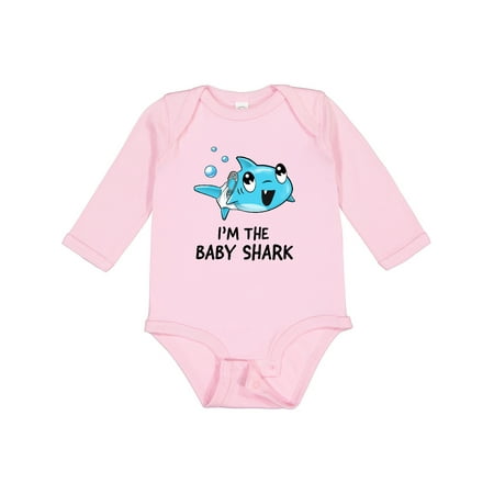 

Inktastic I m the Baby Shark- Cute Gift Baby Boy or Baby Girl Long Sleeve Bodysuit
