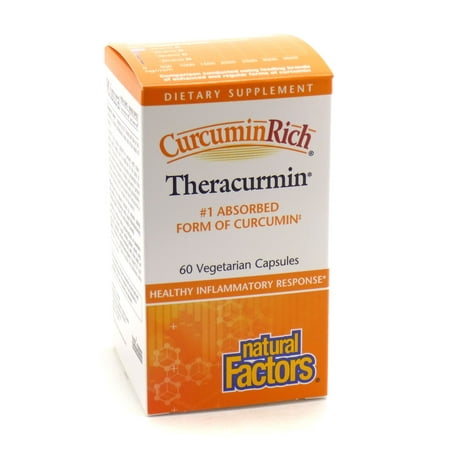 UPC 068958045382 product image for Theracurmin Turmeric Root Extract By Natural Factors - 60 Vegetarian Capsules | upcitemdb.com
