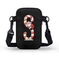thumbnail image 2 of HELLHERO Lightweight Crossbody Sling Bags Unisex Hummingbirds Pink Flowers Polyester Travel 4.33x1.97x7.09 Double-layer, 2 of 7