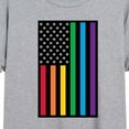 thumbnail image 3 of Instant Message - Pride Flag - Women's Oversized T-Shirt, 3 of 6