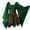 B Green, variant on Look!costume party dresses for women Women Costumes Gothic Retro Long Sleeve Corset Dresses Long Sleeve Round-Neck Knee-High Dress XL