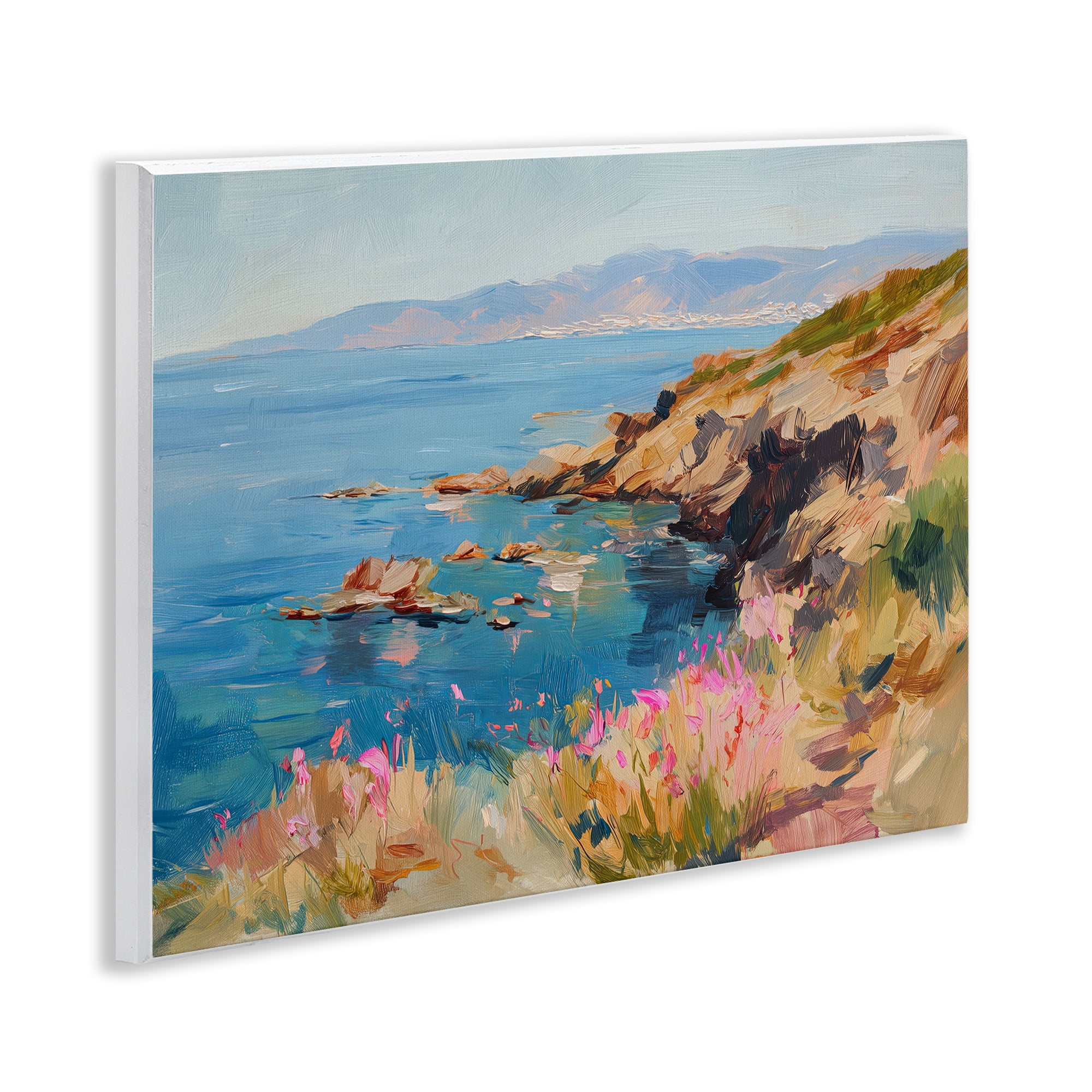 Stupell Industries Where Mountains Meet Sea Wall Plaque Art, design by Svetlana Aleynikova