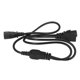 thumbnail image 5 of Divisor De Potencia Tipo Y, Cable De Extensión De Alimentación De Cobre Libre De Oxígeno IEC320 C14 Macho A C13 Hembra Para Electrodomésticos, 5 of 7