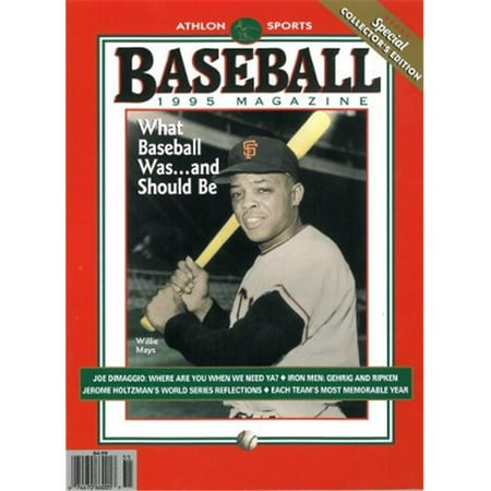Athlon CTBL-013040 Willie Mays Unsigned San Francisco Giants Sports 1995 MLB Baseball Special Collectors Edition Magazine