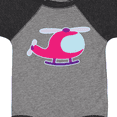 thumbnail image 4 of Inktastic Helicopter Pink Girls Girls Baby Bodysuit, 4 of 5