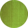 thumbnail image 1 of Ahgly Company Indoor Round Abstract Green Contemporary Area Rugs, 3' Round, 1 of 1