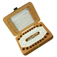thumbnail image 6 of HORIALENCE Baby Teeth Keepsake Box Wood Fine Tooth Collection Container for Baby Items 1 Set, 6 of 8