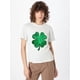 thumbnail image 1 of Women's St. Patrick's Day Festive Green Shamrock Print T-Shirt - Casual Polyester, Crew Neck, Short Sleeve, Machine Washable, Perfect for Summer Celebrations, Ladies T-Shirts, 1 of 7