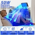 thumbnail image 2 of 96 LED UV Tanning Lamp - UV Light for Bronze Glow, Skin Care Enhancer, with floor tripod, 2 of 9