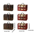 thumbnail image 5 of Fashionable European Handheld Sturdy Wood Suitcases Portable Storage Trunk Accessory for Trip and Home Organization, 5 of 18